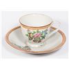 FLOWER PATTERN TEA CUP AND SAUCER