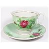 Image 1 : HAND DECORATED ROSE DESIGN TEACUP AND SAUCER