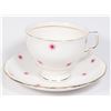 Image 1 : COLCLOUGH PINK THISTLE DOT DESIGN TEACUP & SAUCER