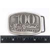 Image 1 : LIMITED EDITION BELT BUCKLE "100 NEW HOLLAND