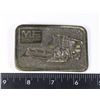 Image 1 : "MASSEY FERGUSON" TRACTOR FIGURE BELT BUCKLE