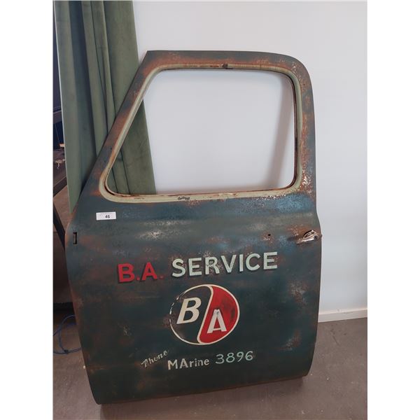 CUSTOM PAINTED SHOP TRUCK DOOR