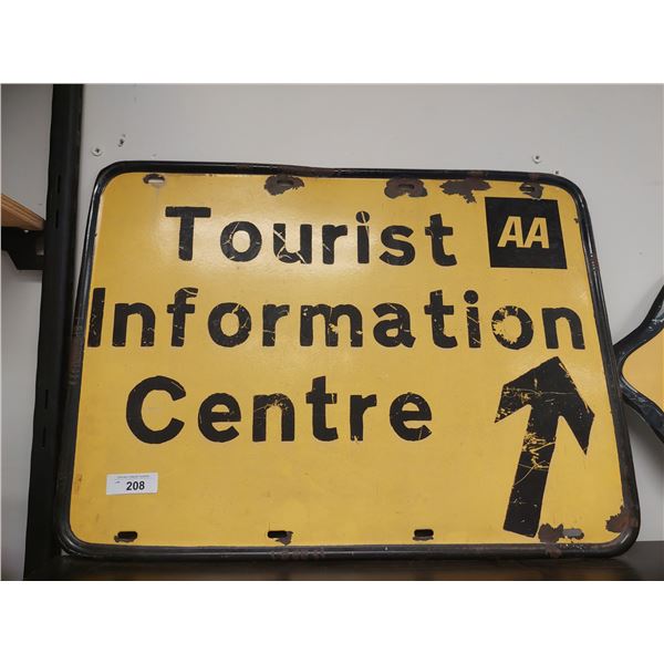 VINTAGE PORCELAIN SIGN