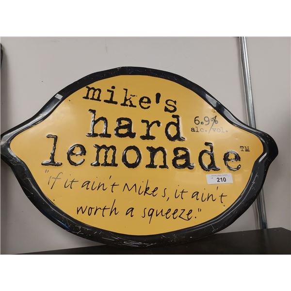 MIKES HARD LEMONADE SIGN