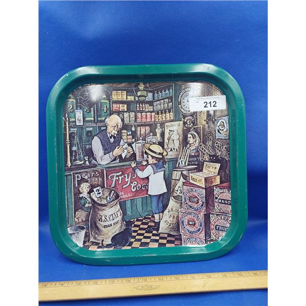 VINTAGE METAL TRAY FANTASTIC GRAPHICS