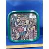 Image 1 : VINTAGE METAL TRAY FANTASTIC GRAPHICS
