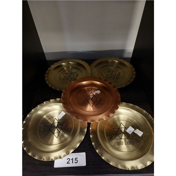 COLLECTION OF CANADA CENTENNIAL ASHTRAYS