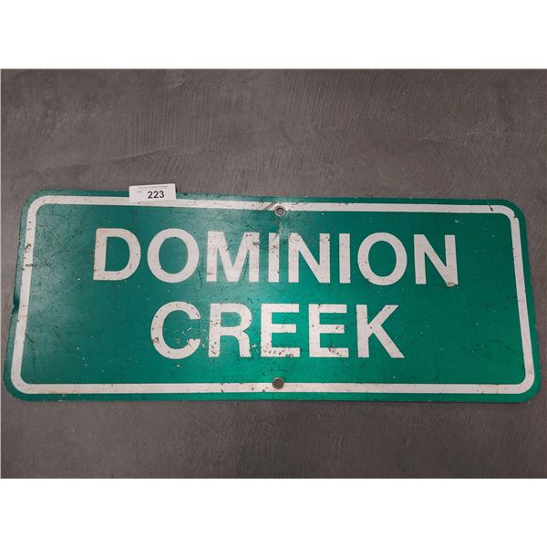 ALUMINUM SIGN