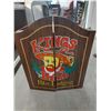 Image 1 : KINGS HEAD DART BOARD IN FACTORY CUPBOARD
