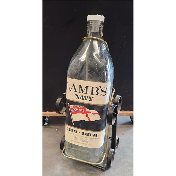 LAMB'S NAVY RUM TEXAS MICKEY W/STAND