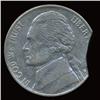 Image 1 : 19?? Jefferson Nickel Clip Error Hi Grade (COI-5120) (COI-5120)