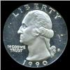 Image 1 : 1990S Washington 25c Proof Quarter Coin Graded PCGS PR69 DCAM (COI-5398) (COI-5398)