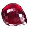 Image 1 : 2.54ct Charming Briolette Top Blood Red Ruby Natural (GEM-18079)