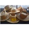 Image 1 : COLLECTION OF WOVEN HATS (7 PCS) (DOES NOT INCLUDE STAND)