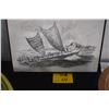 Image 1 : FRAMED PRINT, WA'A KAULUA; NAGAI '99 (17 1/2" X 11 1/4")