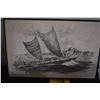 Image 2 : FRAMED PRINT, WA'A KAULUA; NAGAI '99 (17 1/2" X 11 1/4")