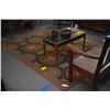 Image 1 : POLYCHROME AMERICAN WOOL CARPET (73" X 103")