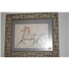Image 2 : FRAMED WATERCOLORS, HORSES; SIGNED ILA MCAFEE (2 PCS)