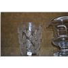 Image 2 : R. LALIQUE PRESSED GLASS ICE BUCKET W/GRAPE MOTIF & LAMBERT CRYSTAL VASE (2 PCS)