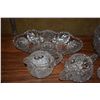 Image 2 : CUT CRYSTAL BOWLS, PITCHER CREAMER & SUGAR (7 PCS)