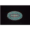 Image 2 : NATIVE AMERICAN TURQUOISE BROOCHES (2 PCS)