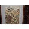 Image 1 : FRAMED BALE PAINTING (21 1/2" 17 3/4")