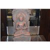 Image 2 : DHAMMA CAKKA SITTING BUDDHA, CAST SCULPTURE (13")