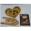 Image 1 : A decorative wooden duck thermometer + Wooden decor