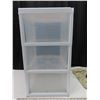 Image 5 : 16"L x 13"W x 25"H 3-tier storage container + Electric heating pad