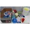 Image 2 : Lot of Assorted Plastic kitchen storage containers