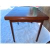 Image 3 : Wooden Table w/ leaf (leaf needs repair) (43.25"L x 30"W x 30.25"H)