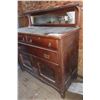 Image 3 : dresser with small mirror - 48"L x 49.5"H x 21.5"W