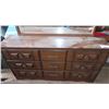 Image 5 : Dresser with large mirror - 63"L x 16.5"W x 31"H, Mirror piece - 50"L x 30"H