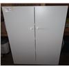 Image 1 : White Cupboard/storage unit - 40.5"L x 17"W x 52.25"H