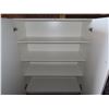 Image 2 : White Cupboard/storage unit - 40.5"L x 17"W x 52.25"H