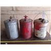 Image 1 : 3 Vintage Fuel Cans