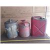 Image 1 : 3 Vintage Fuel Cans
