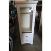Image 1 : White Cabinet - 19.5"W x 13.5"D x 54.5"H