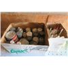 Image 1 : Assorted lot of spray paints, primer, adhesive, caulking, etc.