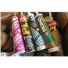 Image 2 : Assorted lot of spray paints, primer, adhesive, caulking, etc.