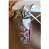 Image 1 : golf bag with assorted clubs