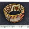 Image 1 : "Iris Designs" Lacquered Wood Bangle with African Motif