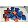 Image 1 : Huge bundle of plastic organizer tool containers, various sizes