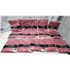 Image 1 : Huge lot of burgundy red table skirts - new in plastic