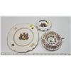 Image 1 : Queen Elizabeth collectible plates & Canadian coat of arms, tea cup set