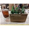 Image 1 : Box of Vintage Bottles and 1 Gallon Glass Jug