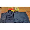 Image 1 : 2 Work Shirts, Pants, Safety Vest and Brace Belt