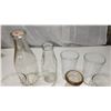 Image 4 : Large Bundle of Glassware - Drinking Glasses & Milk Jars