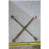 Image 4 : impact extension bars, 18" pipe wrench, chisels and tire iron