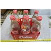 Image 1 : 6 Vintage 1L Coca-Cola Bottles in Plastic Coca-Cola Carry Case